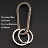 Multifunctional Titanium Alloy Key Rings Real EDC Tool  Male Creativity Gift
