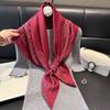 90 Minimalist Silk Scarves Women'S High-End Spring Summer Versatile Sports Style Scarf Tie Scarf