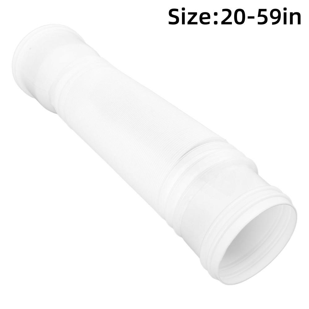 PE Extendable Drain Away Extender Screws Included Downspout Diverter  Villa белый