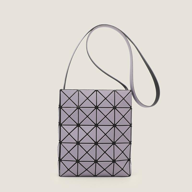 New Geometric Small Square Box Mini Crossbody Single Shoulder Frosted Diamond Lattice Mobile Phone Bag for Women