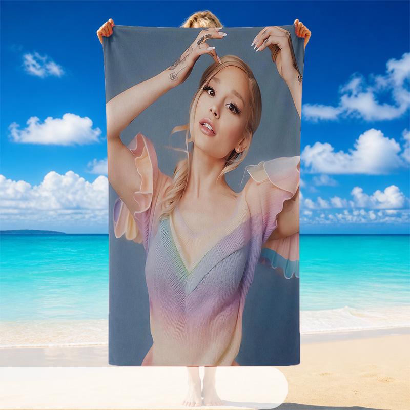 Ariana Grande Beach Towel, Soft Large Absorbent Towel For Beach Swimming Pool Travel Vacation