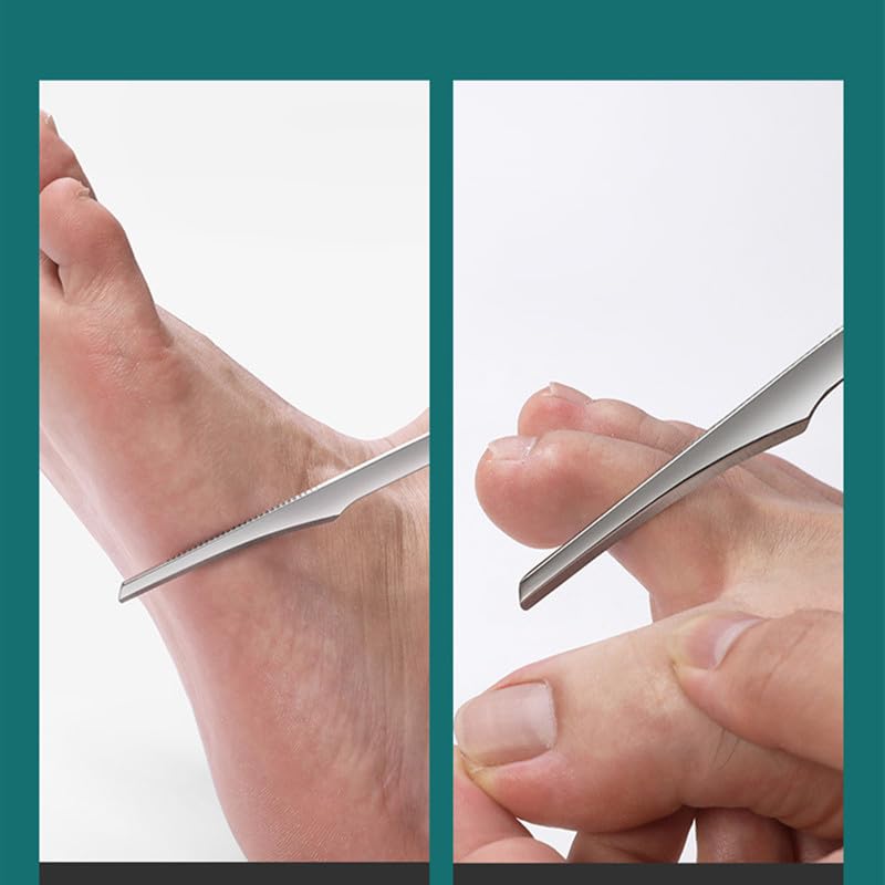 1pc Stainless Steel Pedicure Sharp Foot Foot Exfoliation Foot Care Tool Knife for Removing Dead Skin and Smoothing Heels Knife, Scraper, Tool,