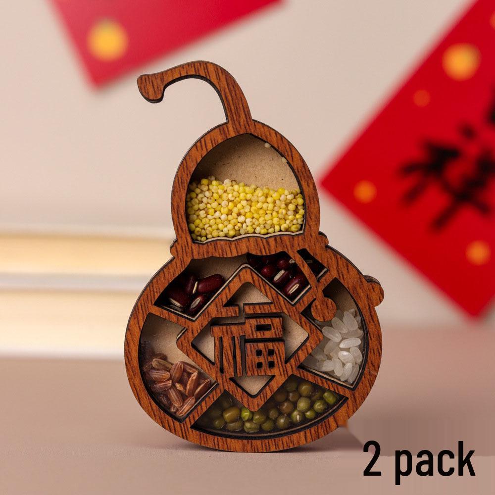 Kreativer hölzerner Einweihungsmagnet: Reiche Ernte Fünf Getreide
