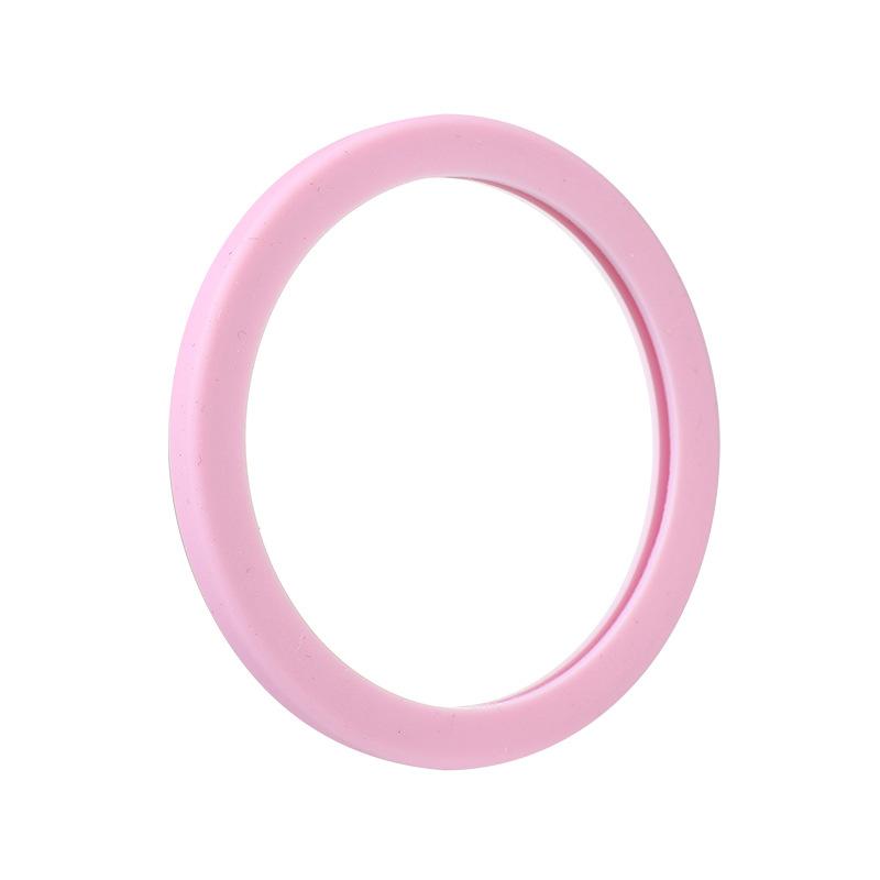 Purse Pocket, Compact Cosmetic Beauty Tool Mini Round Silicone Makeup Mirror, Portable for Handbag