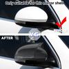Pair Ox Horn Rear View Mirror Cover Trim for Volkswagen VW Tiguan MK1 2009-2016 Car Rearview Mirror Covers Accessory