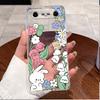 Per Tecno Spark Slim 2025 Custodia Trasparente Lusso Carino Coniglio Amore Silicone Morbido TPU Cover Posteriore Custodia per Telefono Tecno Spark Slim 4G KM7k
