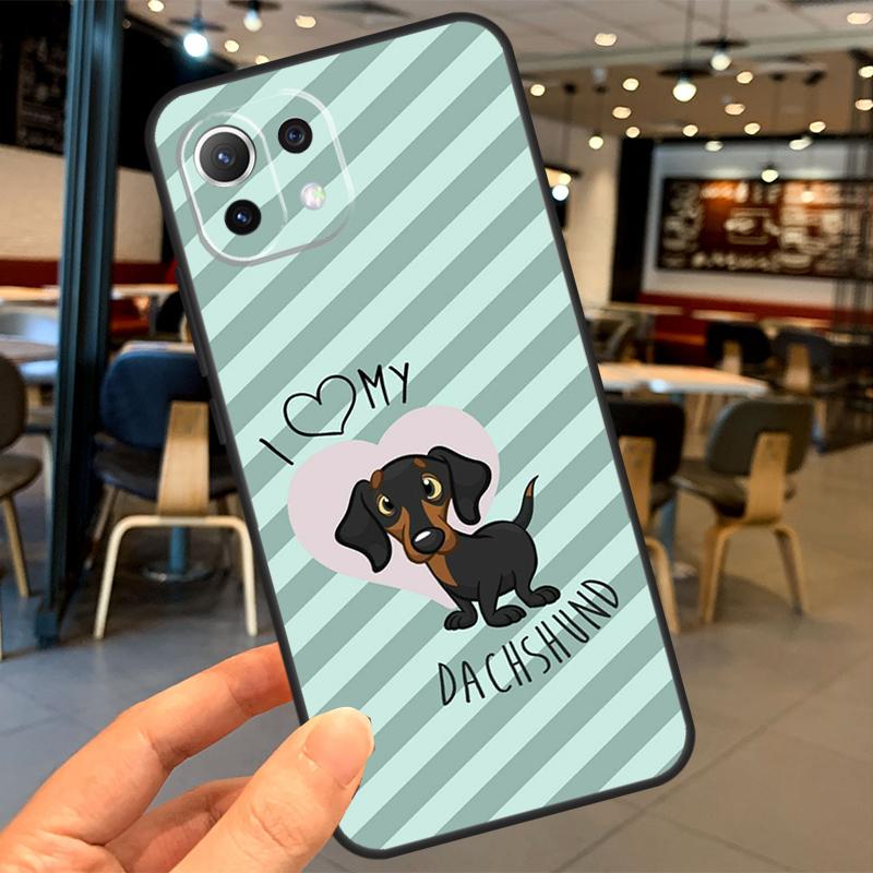 DACHSHUND Case For Xiaomi 13 14 15 Ultra 11T 12T 13T 14T Pro POCO X7 Pro X3 X5 X6 F5 F6 M6 Pro Coque