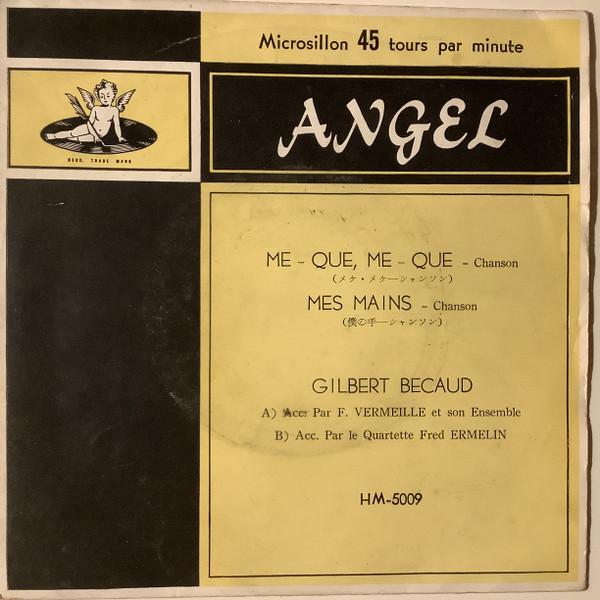 

7inch Record GILBERT BCAUD MeQue MeQue Mes Mains HM5009 ANGEL 1954 Japan Pop Used