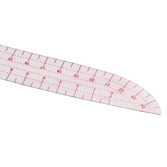 Komma Metrisch Französisches Hüftkurvenlineal Schneidermaßwerkzeug zum Nähen Kleidermachen