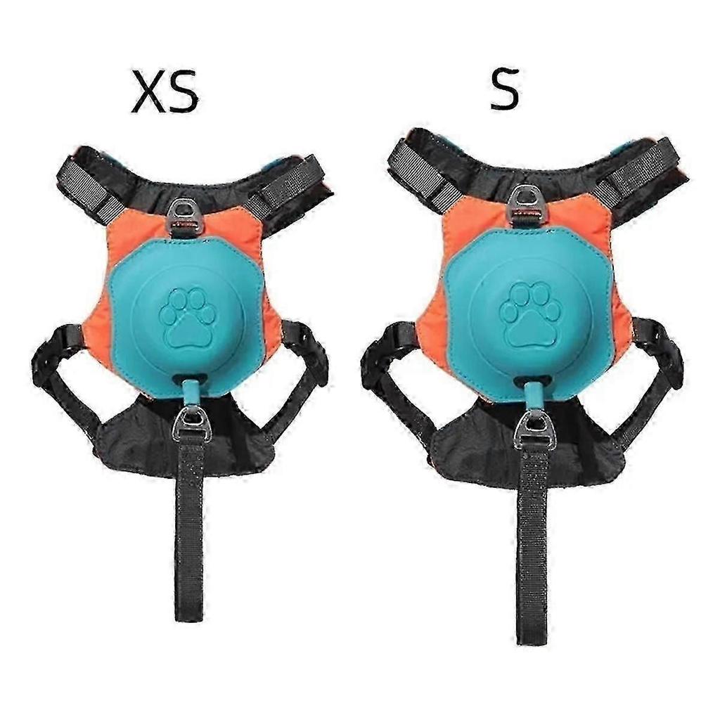 2-In-1 No Pull Dog Harness with Retractable Leash,Automatic Anti Burst Impact Function,Adjustable Breathable Dog Vest,S