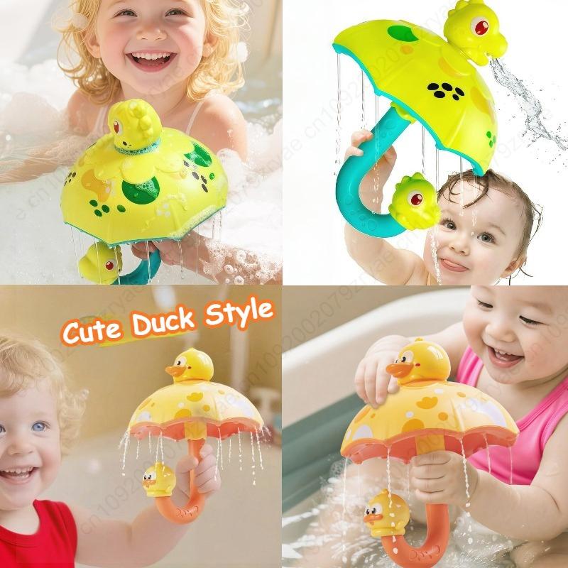Non-Toxic Duck/Dinosaur Baby Bath Toys Toddler Bathing Tortoise Cute Swimming Turtle Duck Pool Beach Toy Swimming Pool Bathroom Toy