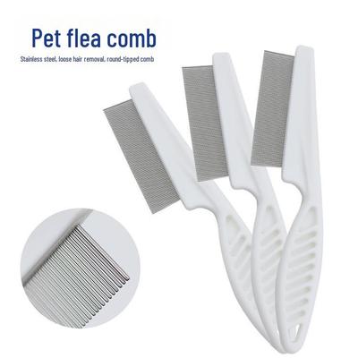 Pet Grooming Stainless Steel Comb and Scissors Set