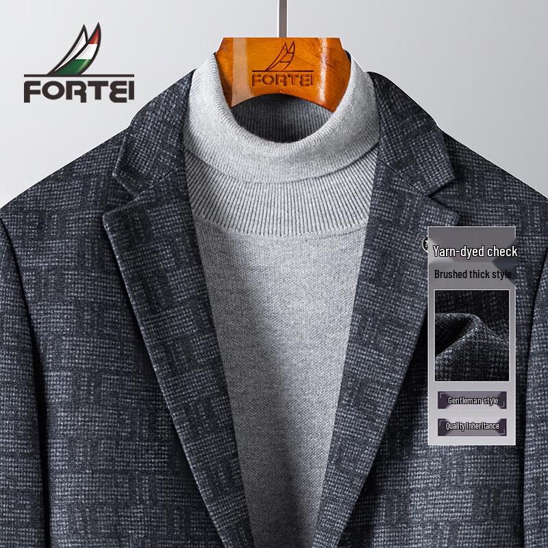 Мужской клетчатый утолщенный блейзер Futting L 50