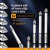 Industrial Grade S2 Steel Magnetic Cross Screwdriver Bit Set Impact Driver Ready