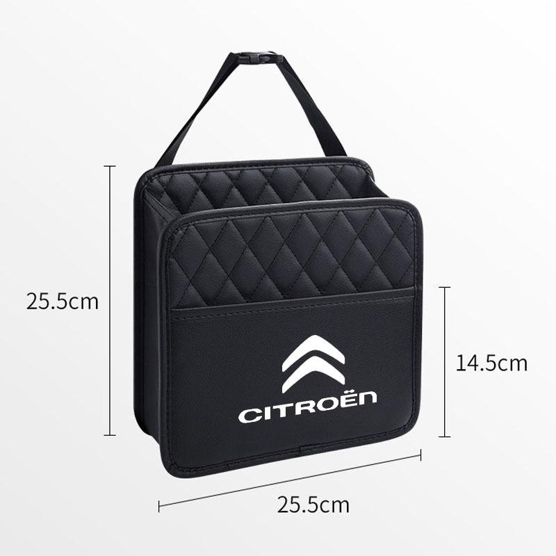 Multifunctional Car Seat Storage Bag Leather Storage Bag For Citroen C1 C2 C4 C5 C3 C4L C8 Berlingo Xsara Picasso Accessories