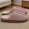 Suede thick-bottomed couple cotton mop winter wear warm home indoor fluffy slippers men's and women's new non-slip