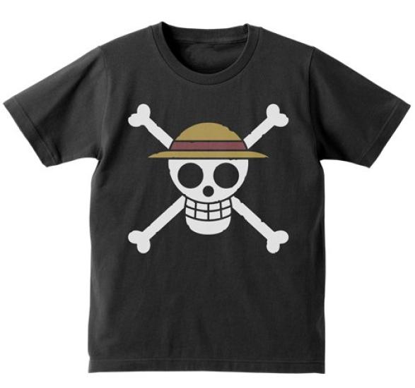 

One Piece Straw Hat Crew Kids Size 130cm [COSPA] T-shirt, Black, чёрный