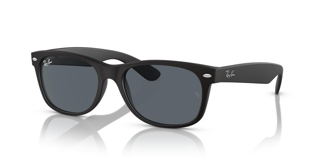 Sunglasses RB2132F NEW WAYFARER RUBBER BLACK 55 [Ray-Ban]