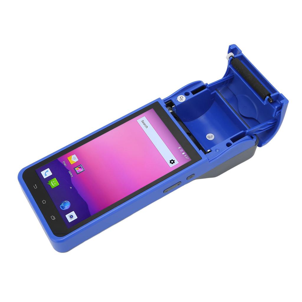El Tipi POS Makinesi 1280 X 720 HD Ekran Termal Baskı Otomatik Odaklama Fiş Yazıcısı ABD Fişi