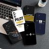 Airplane Pilot Epaulette Casing Phone Cover for Xiaomi Redmi Note 12 11 10 Pro 10A 10C 12C 14C A4 Note12 5G Soft Case