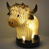 Cattle Shaped Animal Table Lamp Resin Calf Led Lamp Bedside Desk Night Light  for Living Room