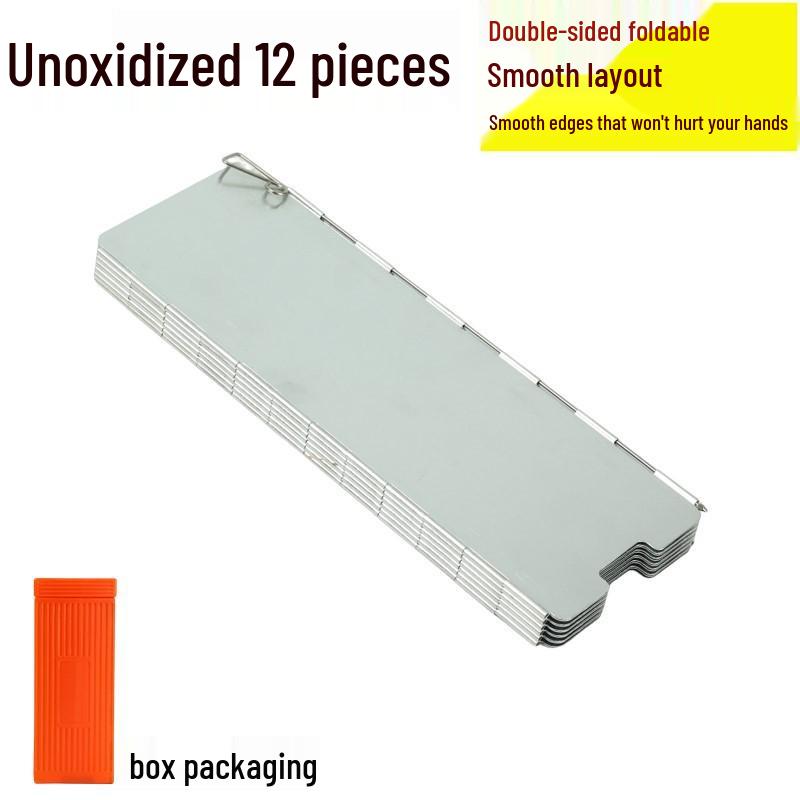 Outdoor Ultra-Light Aluminum Alloy Windshield for Folding Stove - 8/10 Pieces