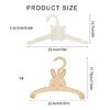 Multipacks of 10 Sturdy Wood Materials Nursery Hangers Gentle On Baby Clothes Without Slip Features Home Accessory