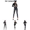 Unisex Leather Cat Girl Outfit For Cosplay Events And Halloween Parties