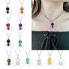 Crystal Wire Material Necklace Multicolored Pendant Choker Clothing Decorations