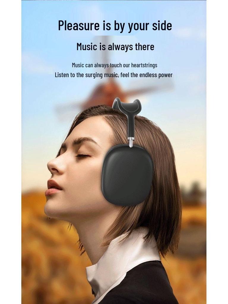 Huaqiangbei P9 Max Noise Cancelling Kabellose Bluetooth Over-Ear Kopfhörer für Apple