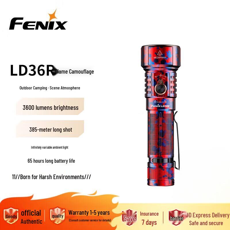 Fenix LD36R Multicolor Rechargeable Flashlight