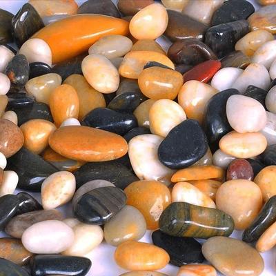 250g 500g Natural Aquarium Decor Stone Rockery Landscaping Fish Tank Colorful Stone Fish Tank Decoration