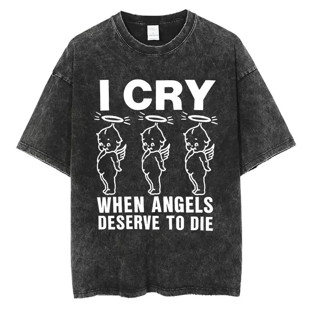 2026 Washed Vintage System of A Down Tshirt Men Women Cotton Quality Short Sleeve Tees Male Rock Music Band Cartoon Graphic T Shirts Y2K