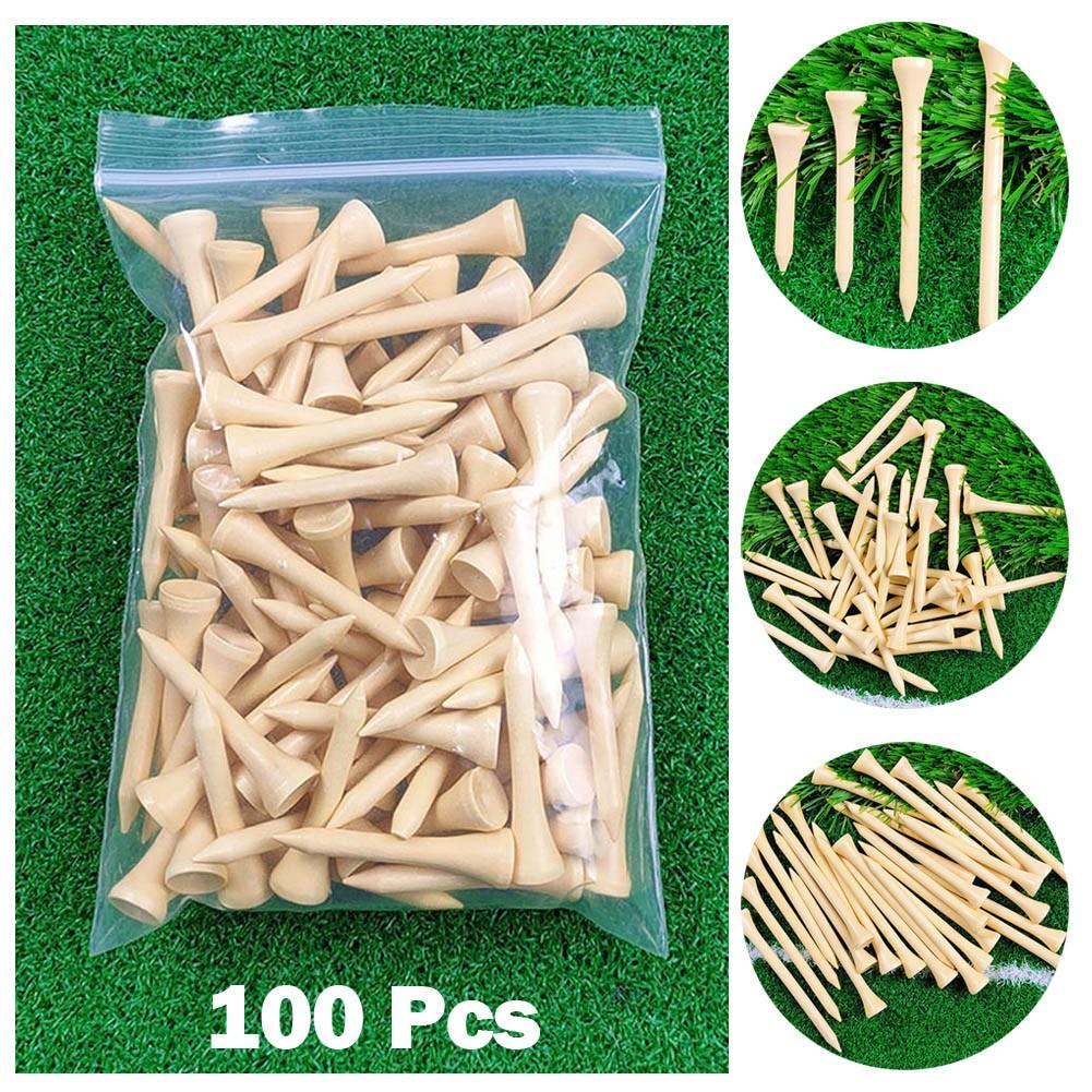

Wooden Golf Tees 100pcs 42/54/70/83mm Golf Balls Holder 42mm