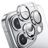 ENKAY HAT PRINCE For iPhone 16 Pro/16 Pro Max Camera Lens Protector Aluminum Alloy+Tempered Glass