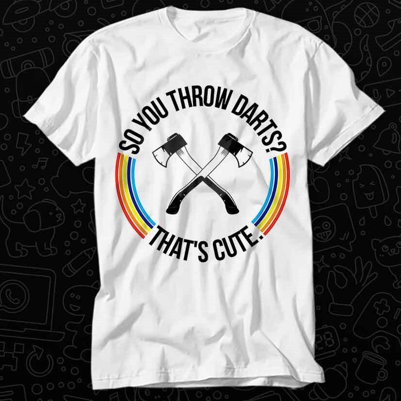 

Ax Thrower Axe Throwing Dart E Sport Online Game Nerd T Shirt 367 L