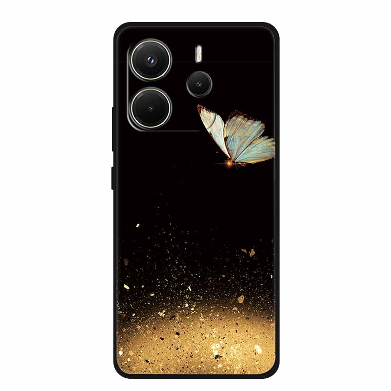 Für Xiaomi Redmi Note 14 4G Global Hülle Luxus TPU Weiches Silikon Cover Handyhüllen für 24117RN76G Schutz Neu Bumper Funda