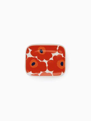 Marimekko Unikko Weiß x Rot Teller, Damen, 52_1_5263163436,