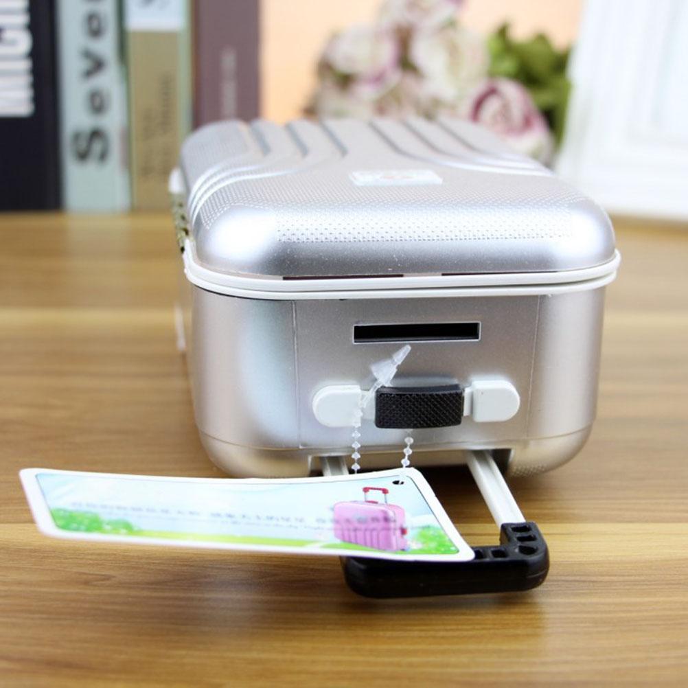 Suitcase Piggy Bank Cute Mini Trolley Luggage Money Box Desktop Decoration
