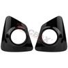 Car Front Left Right Fog Light Lamp Trim Cover Bezel Frame for Toyota Corolla S 2014 2015 2016 Parts Replacement Glossy Black