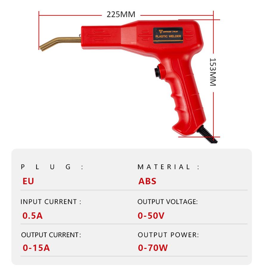 50W Handy Plastics Welders Garage Tools Hot Staplers Machine Staple PVC Repairing Machine Car