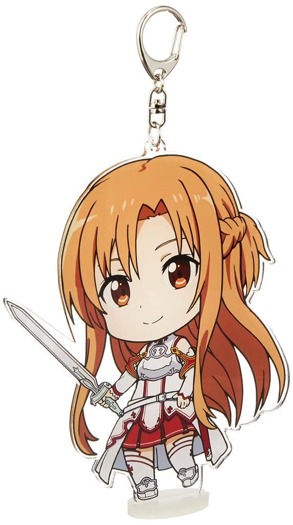 Sword Art Online DekaPuniKore! Keychain (with Stand) Asuna [Aincrad]