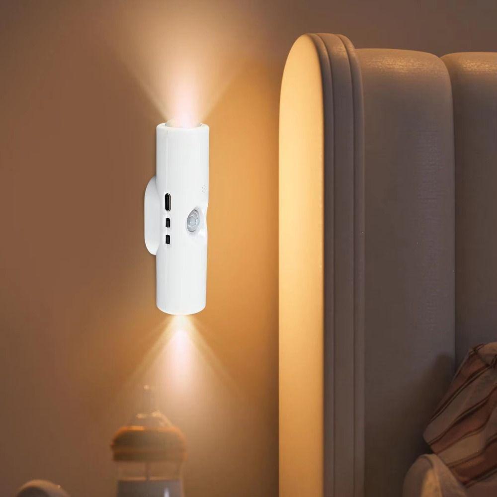 3/7 Colors Changing Sensor Night Light Wireless LED Closet Light RGB Gradient Wall Lamp  Wardrobe