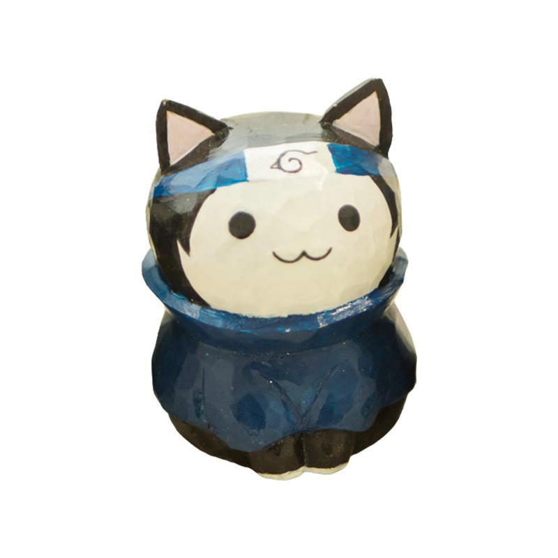 

Naruto Wood Craft Cat Figurine Gift For Home Office Decor And Collectors синий