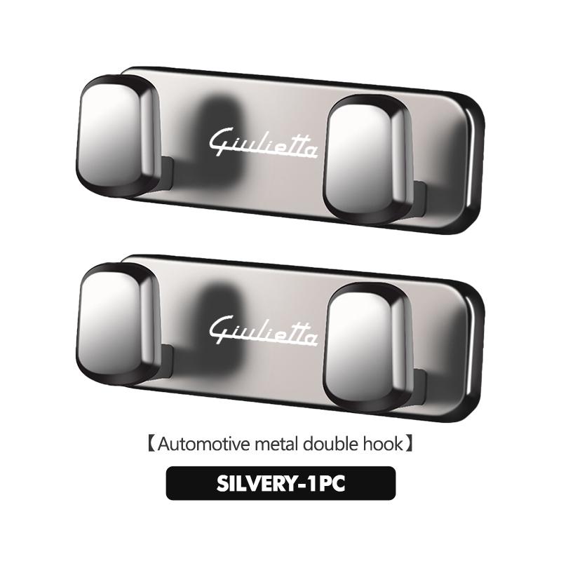 2026 Heißer Aufkleber Multifunktionales Auto-Logo Selbstklebender Haken Schlüsselaufbewahrung Halter Befestigungshalter Zubehör Für Alfa Romeo Giulia