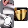 Slanted Salad Serving Bowl Korean Vegetable Holders for Restaurant Use Large Capacity Stainless Steel Tableware