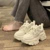 Women's Height-Boosting Dad Shoes, Spring 2024 Thick Sole Street Style Sneakers