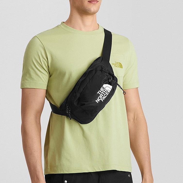 The North Face 3L Casual Sports Lightweight Waist Bag Outdoor Bag Unisex Bags Black NF0A52RW