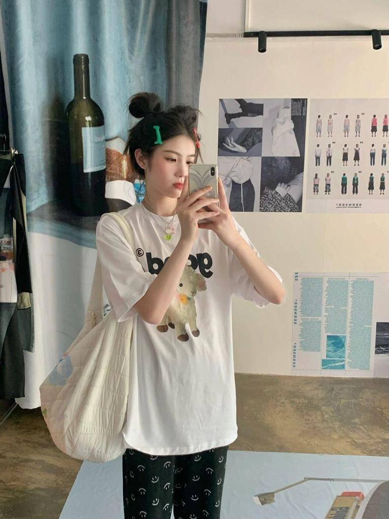 Women's Walking Pants: Smiley Face Print Pajamas, Loose Fit for Spring and Autumn, Casual and Suitable for Indoor/Outdoor Wear