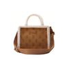 MLB Faux Sherpa Tote Bag, Shopping Bag, Handbag Regular Unisex Camel 3AORS1036-43CAS